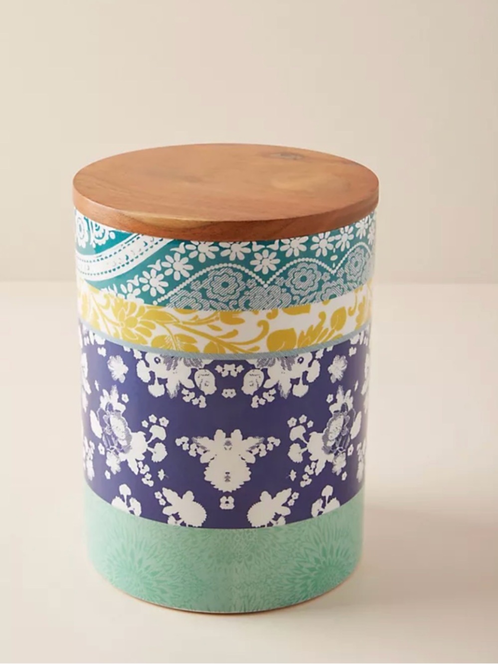 Anthropologie Jacquard Canister | Large